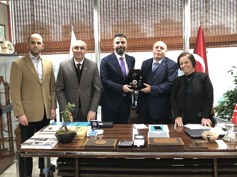 Yeni Siyaset Platformu Başkanı ve ASAM(Avrasya Stratejik Araştırmalar Merkezi) sözcüsü Faik Tunay ASKON`u ziyaret etti